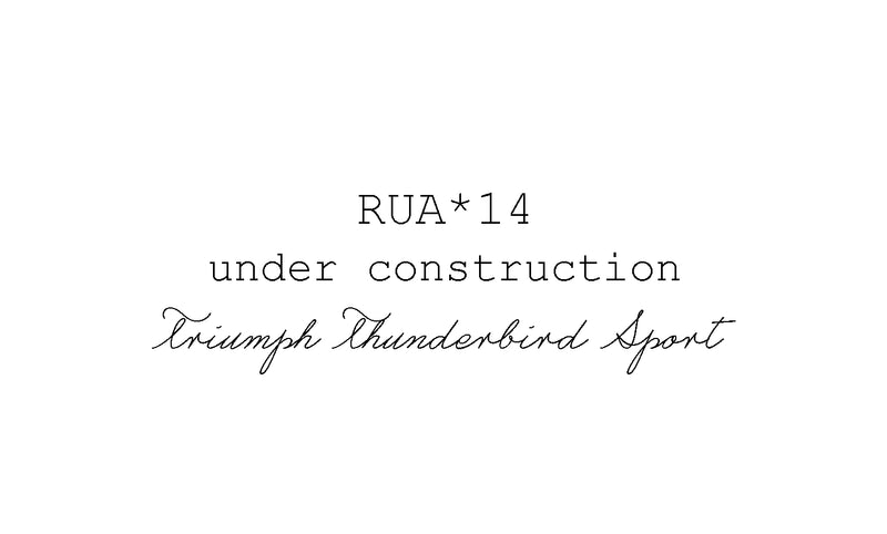 RUA#14 — Triumph Thunderbird Sport