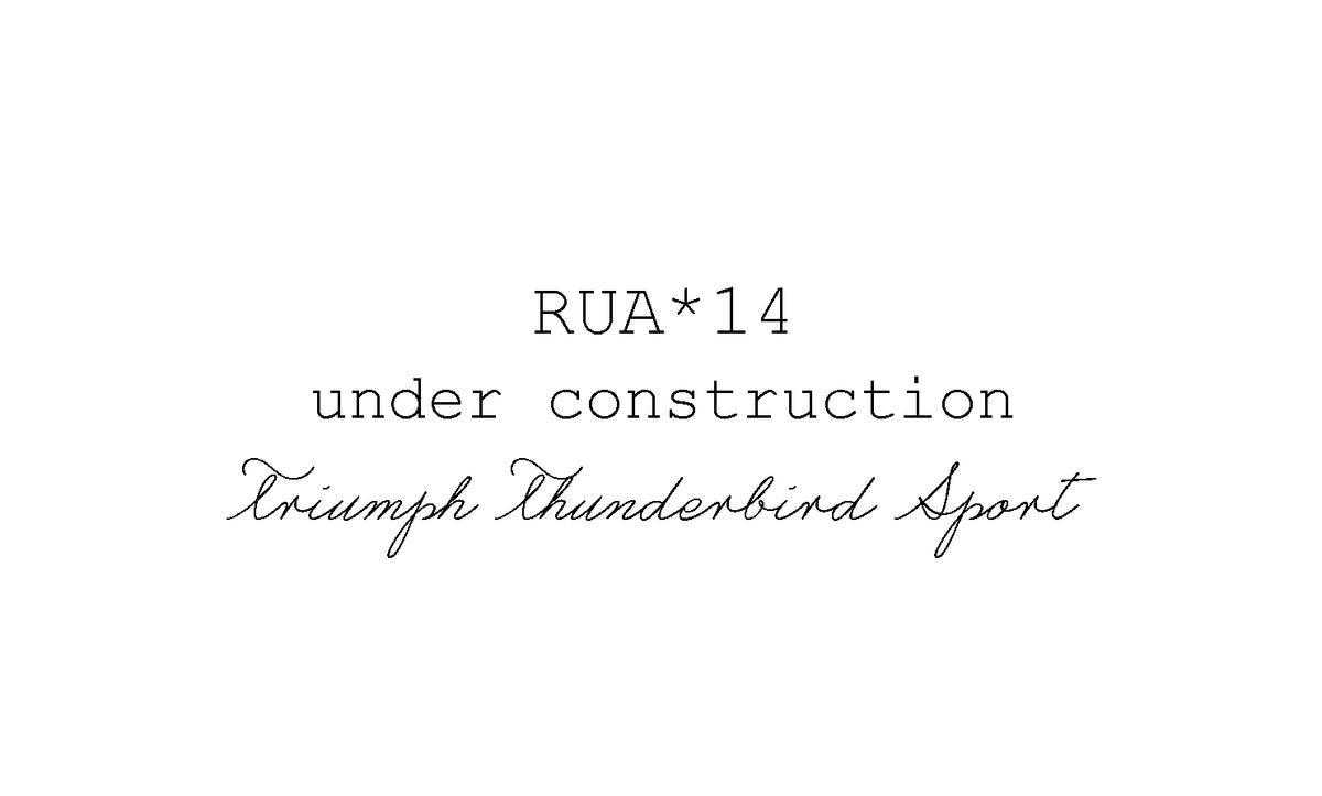 RUA#14 — Triumph Thunderbird Sport